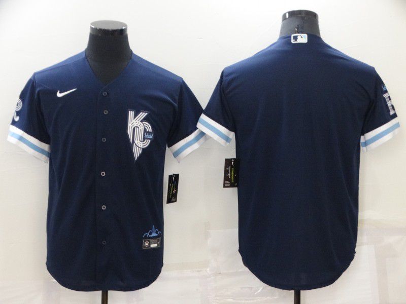 Men Kansas City Royals Blank Blue City Edition Game Nike 2022 MLB Jersey->kansas city royals->MLB Jersey